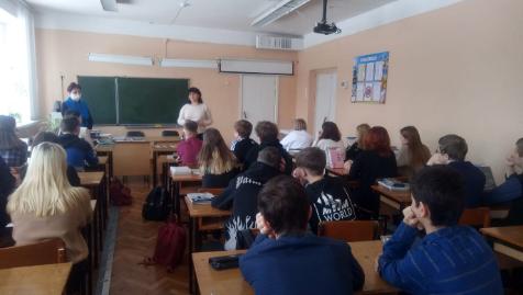 16 февраля в МБОУ СОШ № 9 прошла профориентационная встреча для учащихся 9-х классов