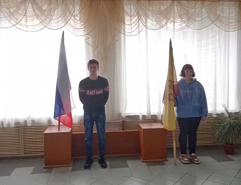 Вынос флагов 15 апреля