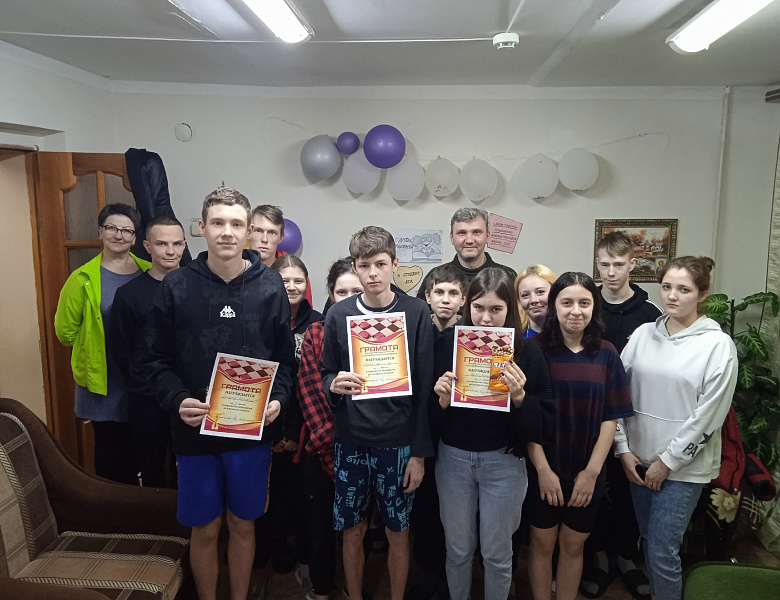 Первенство по шашкам в общежитии