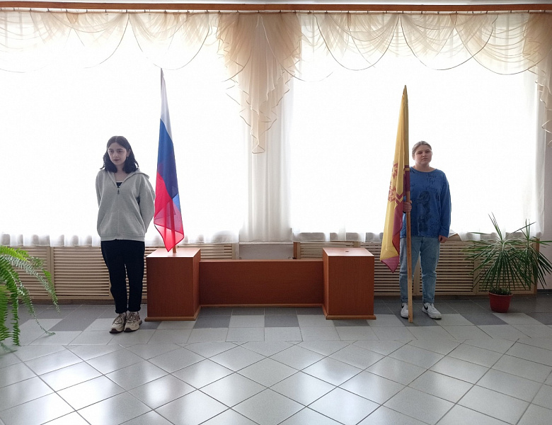 Вынос флагов 22 апреля
