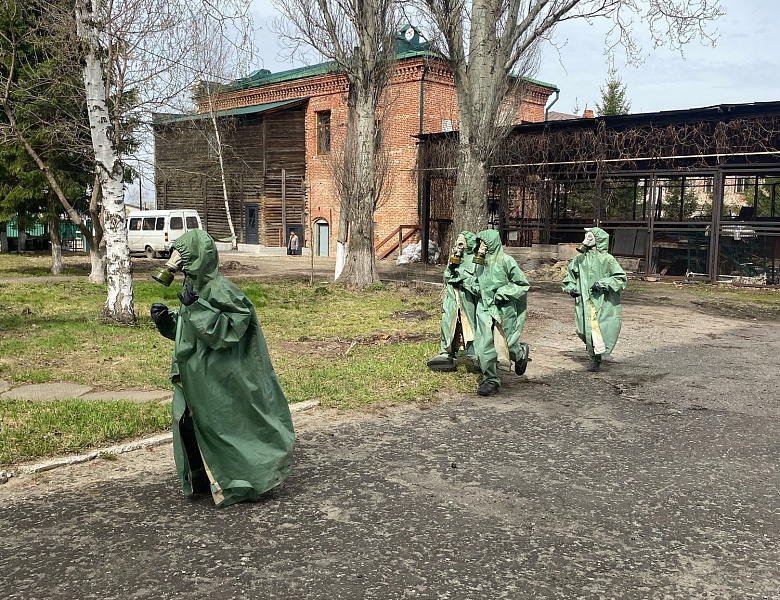 Учебные сборы и занятия в Военно-патриотическом клубе колледжа