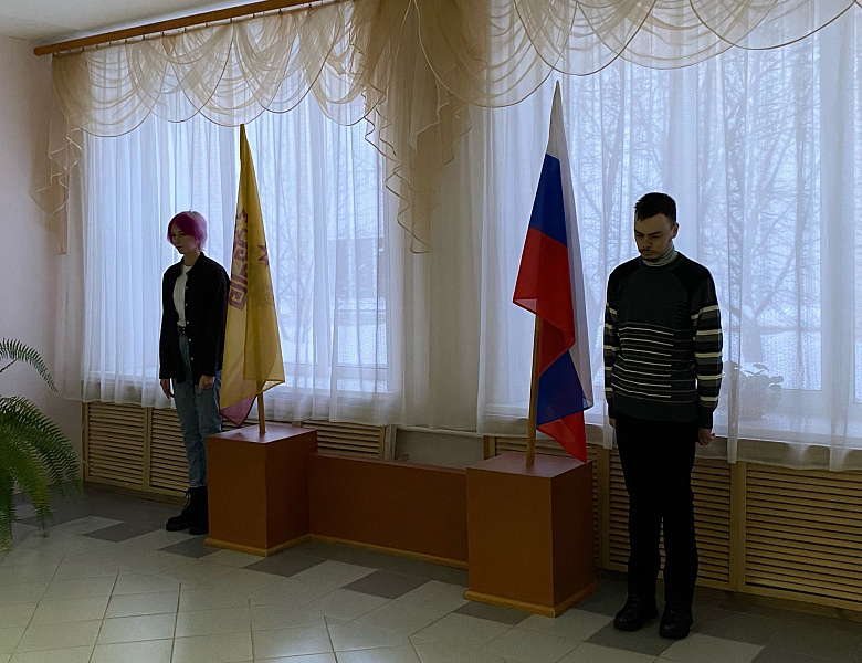 Вынос флагов 22 января