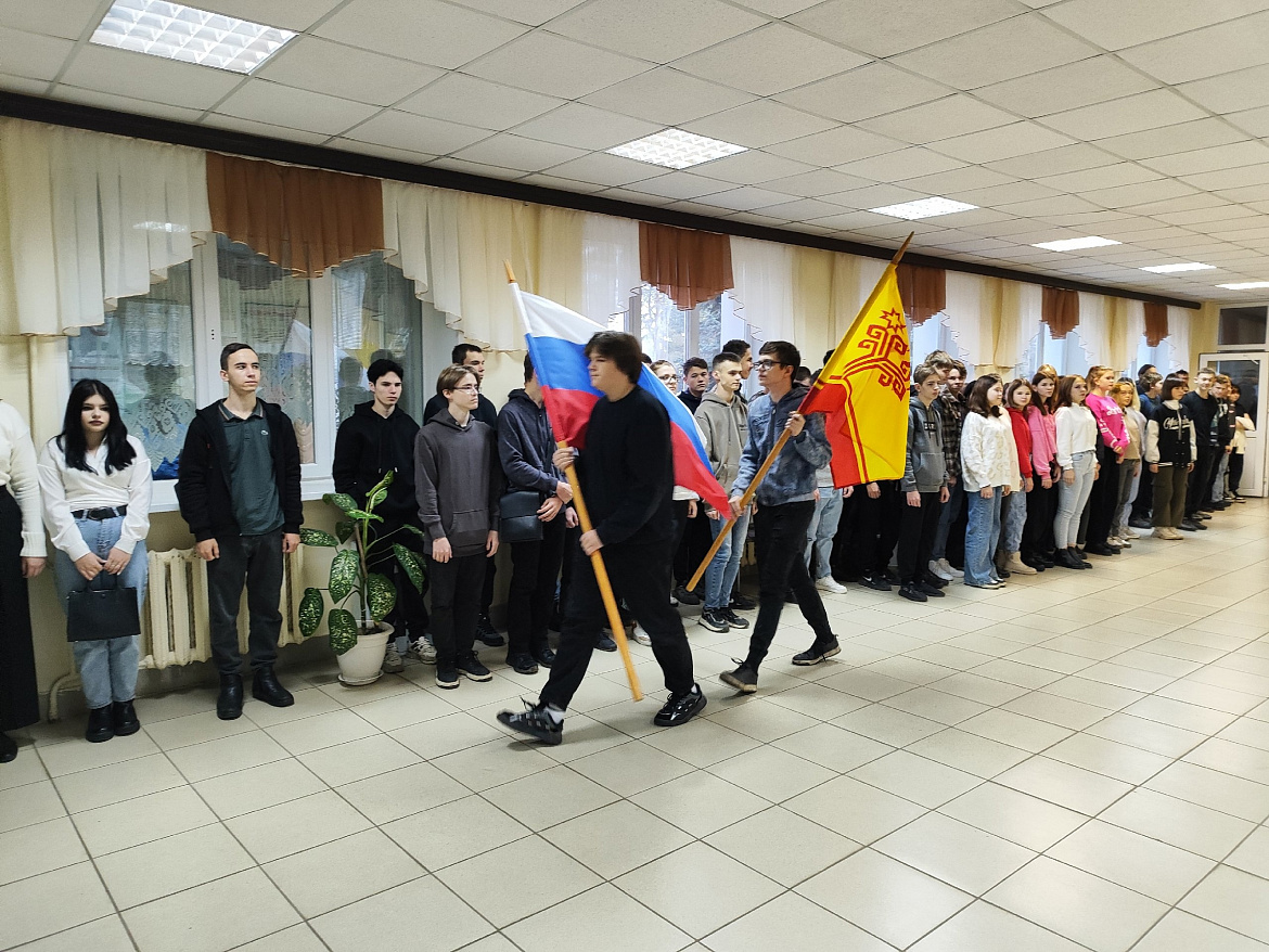 Вынос флагов 5 ноября