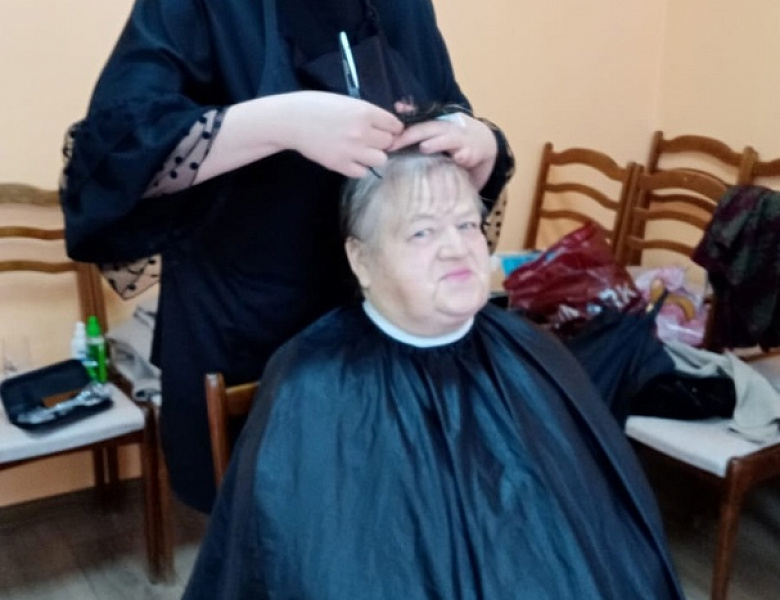 Благотворительная акция во время учебной практики