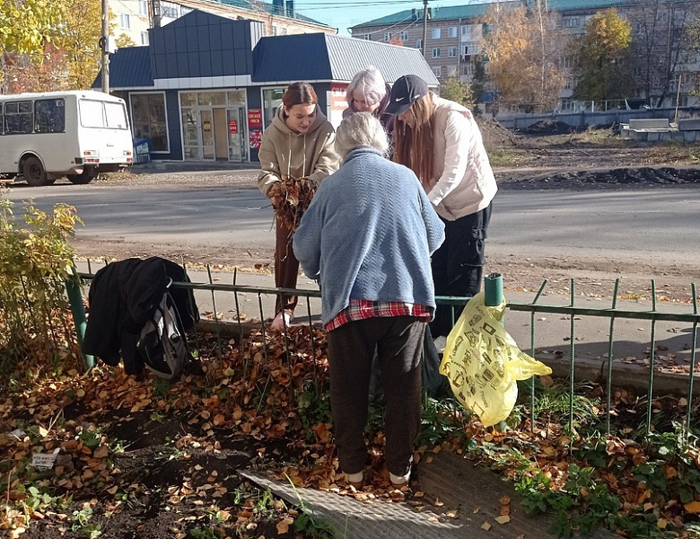 Акция волонтерского отряда «Чистые сердца»