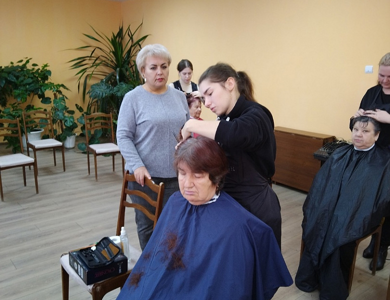 Благотворительная акция во время учебной практики