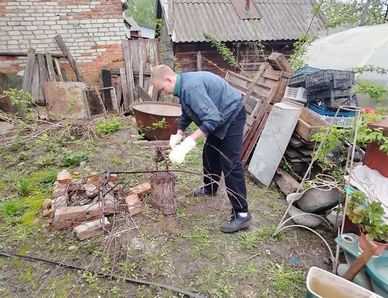 Студенты «Чистые сердца» вновь пришли на помощь семье участника СВО