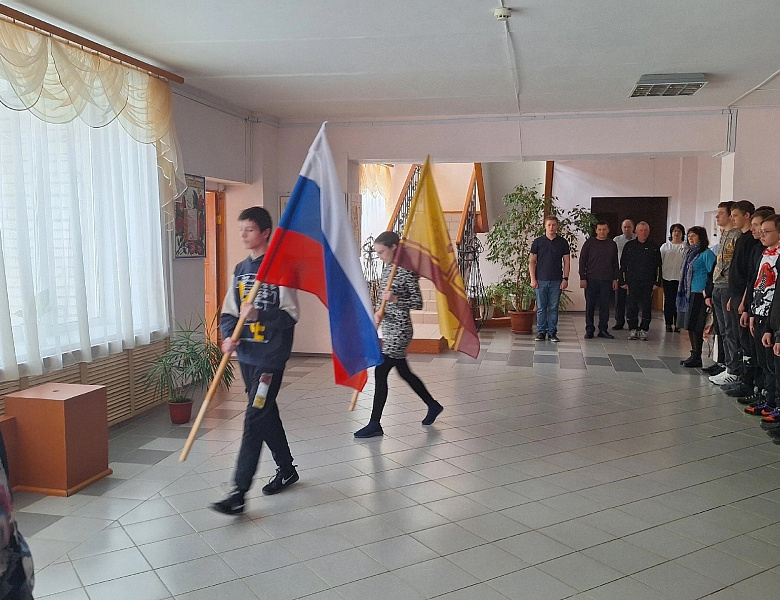 Вынос флагов 25 марта