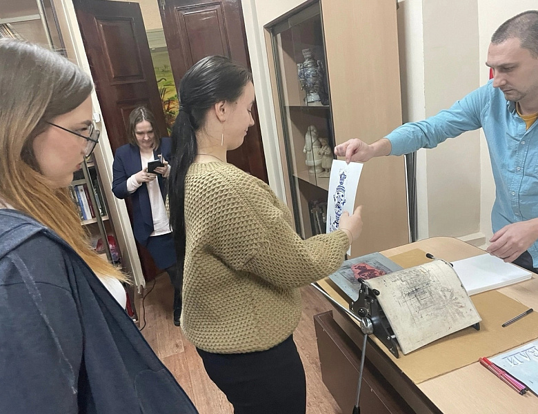 Мастер-класс по изготовлению печатной графики (линогравюры)