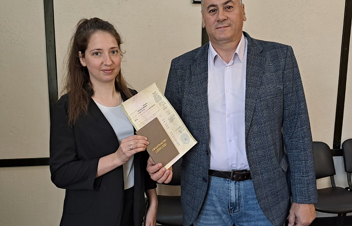 Торжественная церемония вручения свидетельств