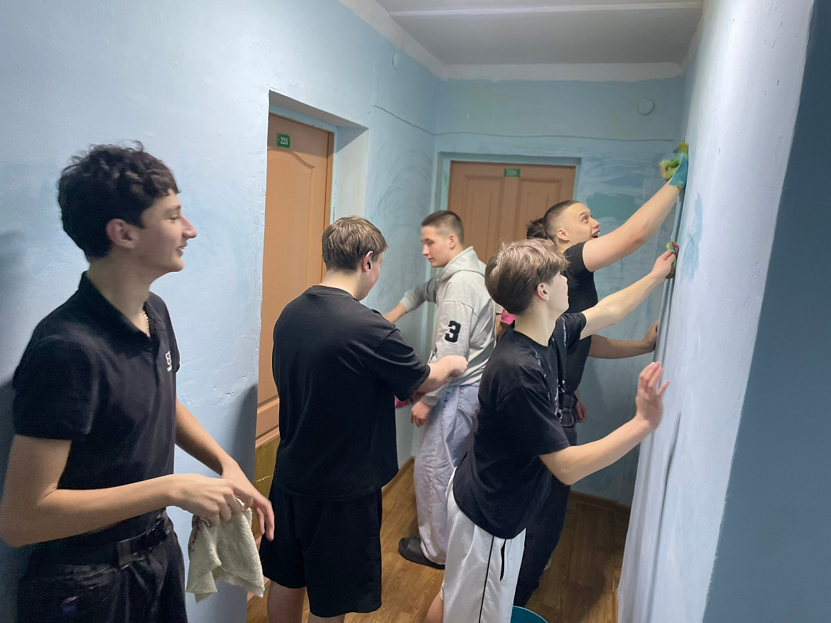 Генеральная уборка в общежитии