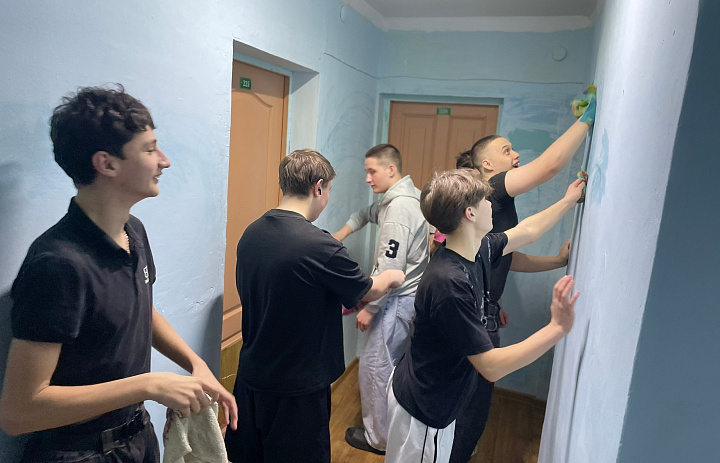 Генеральная уборка в общежитии