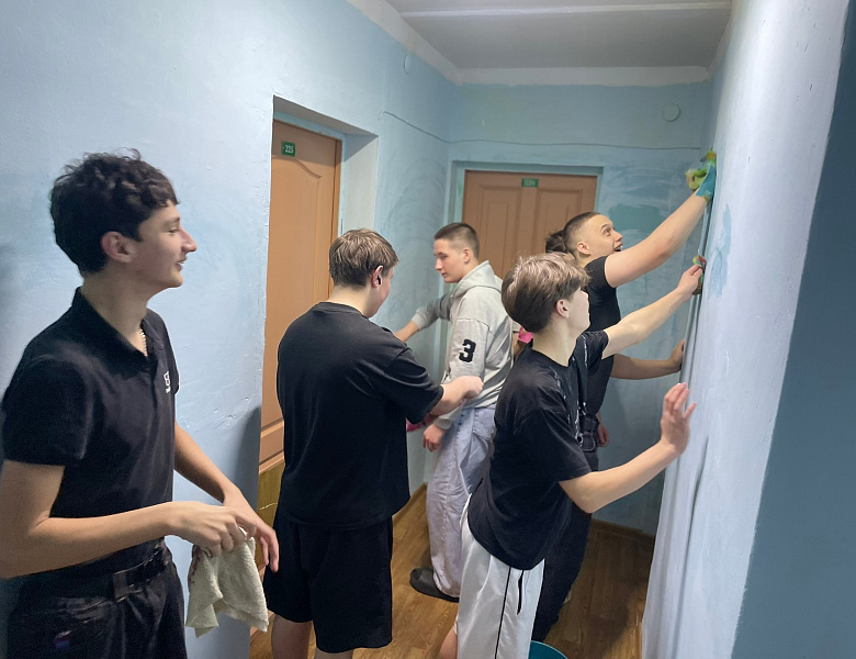 Генеральная уборка в общежитии