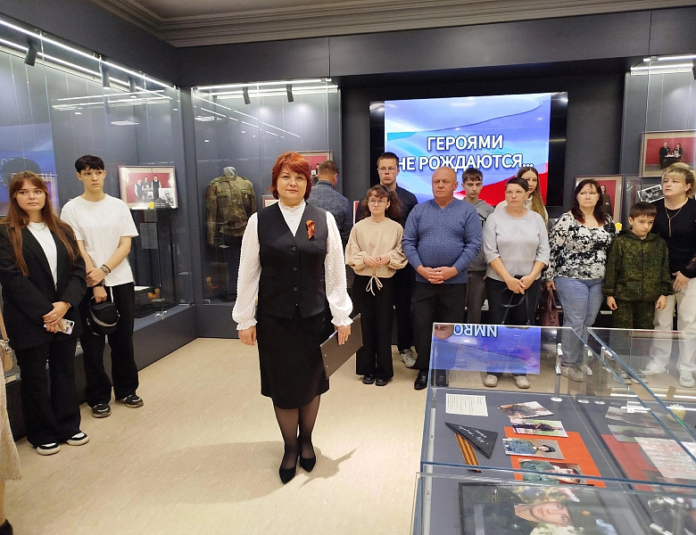 Торжественное открытие выставки «Героями не рождаются…»
