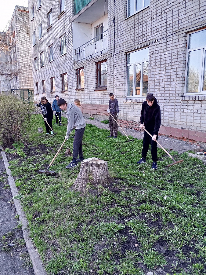 Субботник в общежитии