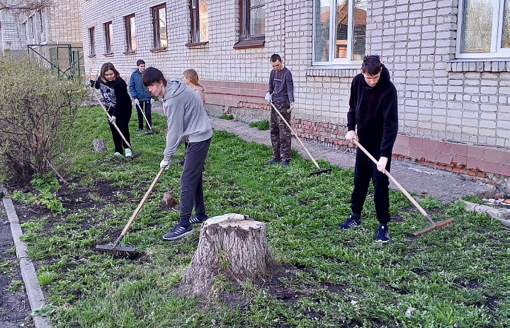 Субботник в общежитии