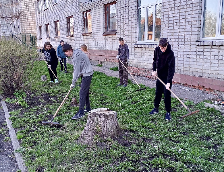 Субботник в общежитии