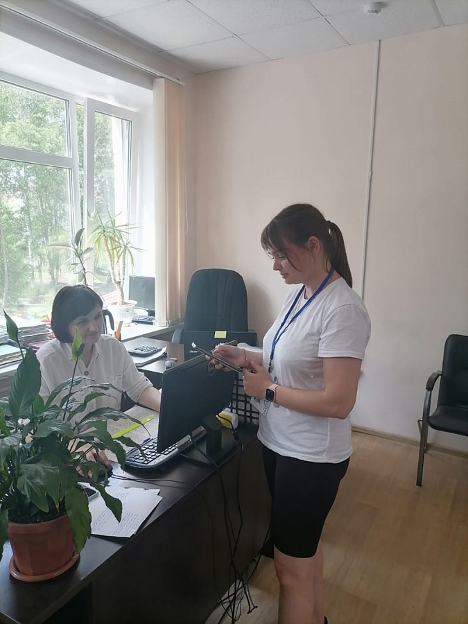 Результат работы волонтёров