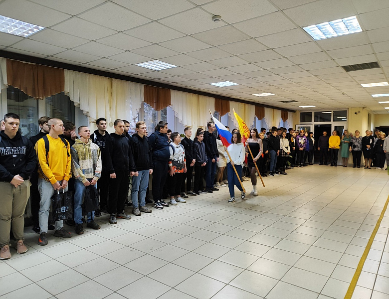 Поднятие флагов 23 октября