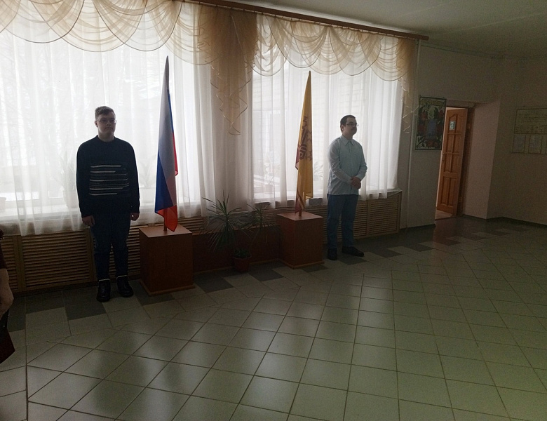 Вынос флагов 3 марта