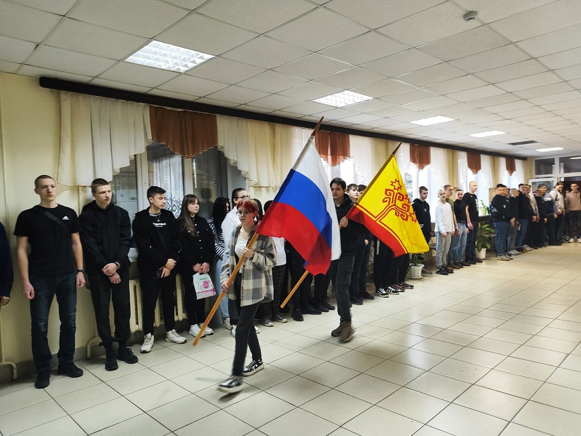 Вынос флагов 15 апреля