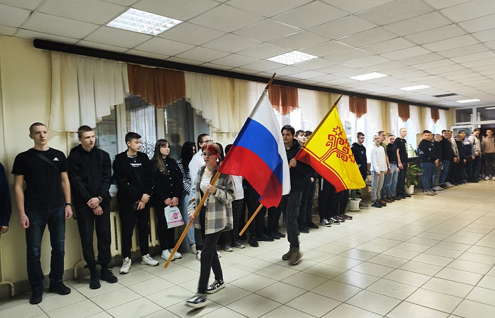 Вынос флагов 15 апреля