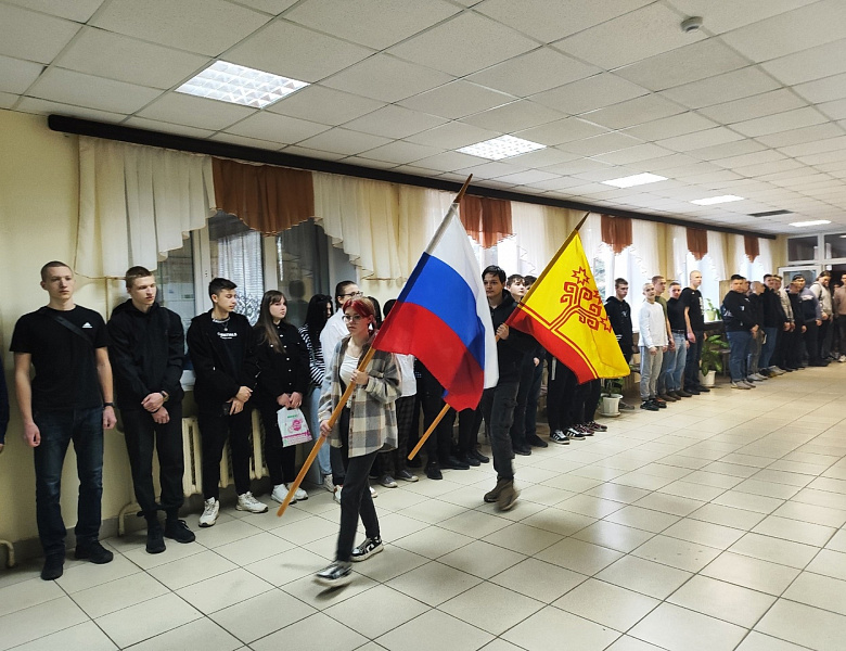 Вынос флагов 15 апреля