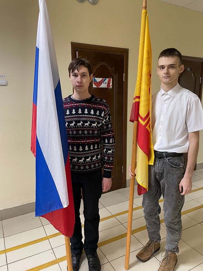 Вынос флагов 26 января