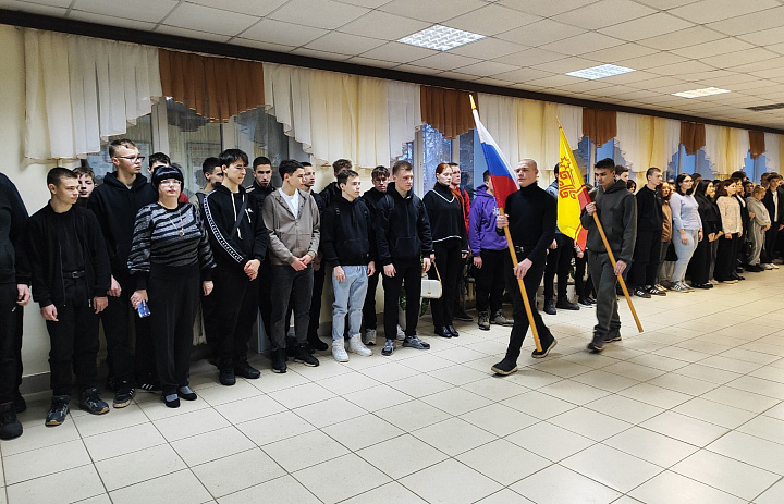 Вынос флагов 27 января