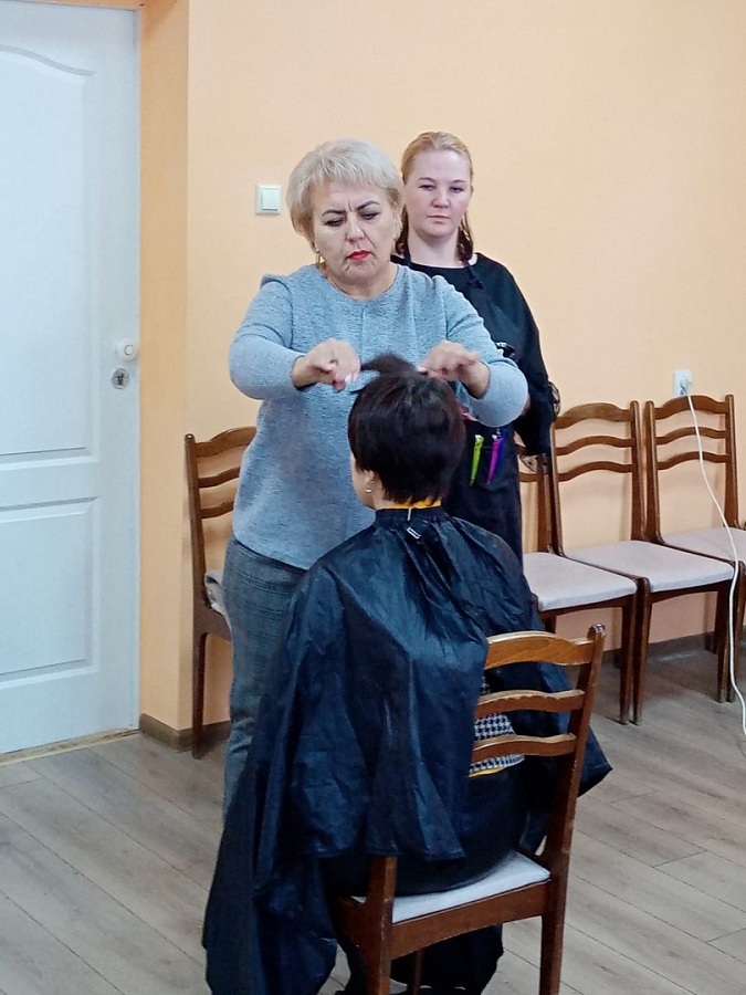 Благотворительная акция во время учебной практики