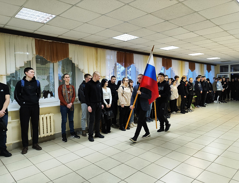 Вынос флагов 22 января