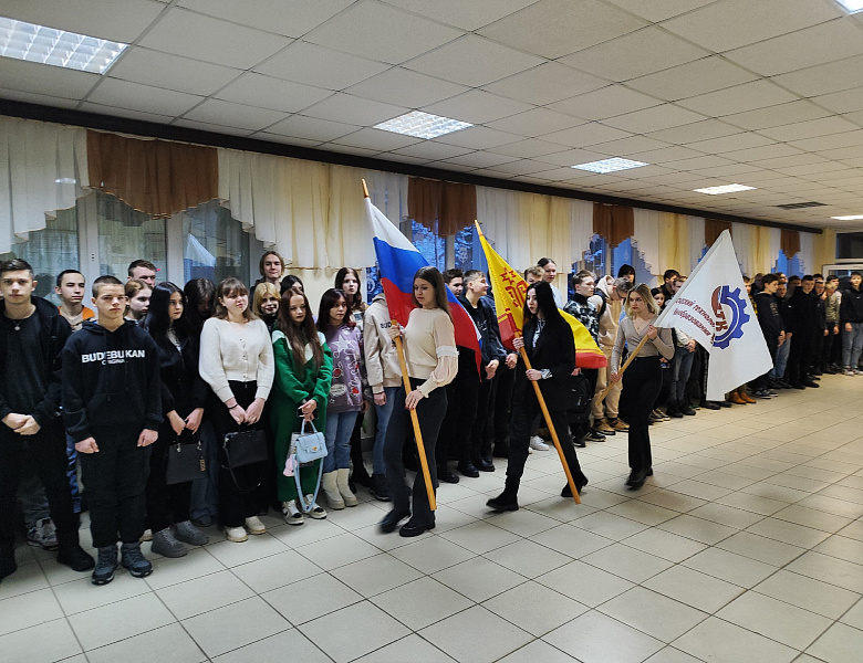 Вынос флагов 15 января 2024 г.