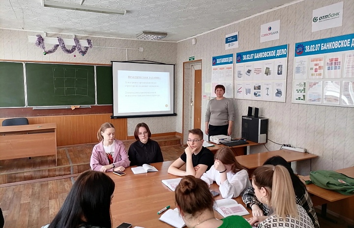Открытое занятие кружка по дисциплинам «Экономика организации» и «Менеджмент»
