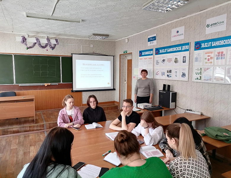 Открытое занятие кружка по дисциплинам «Экономика организации» и «Менеджмент»